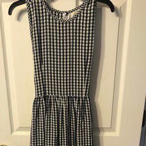 Beautiful Blue Checkered Dress